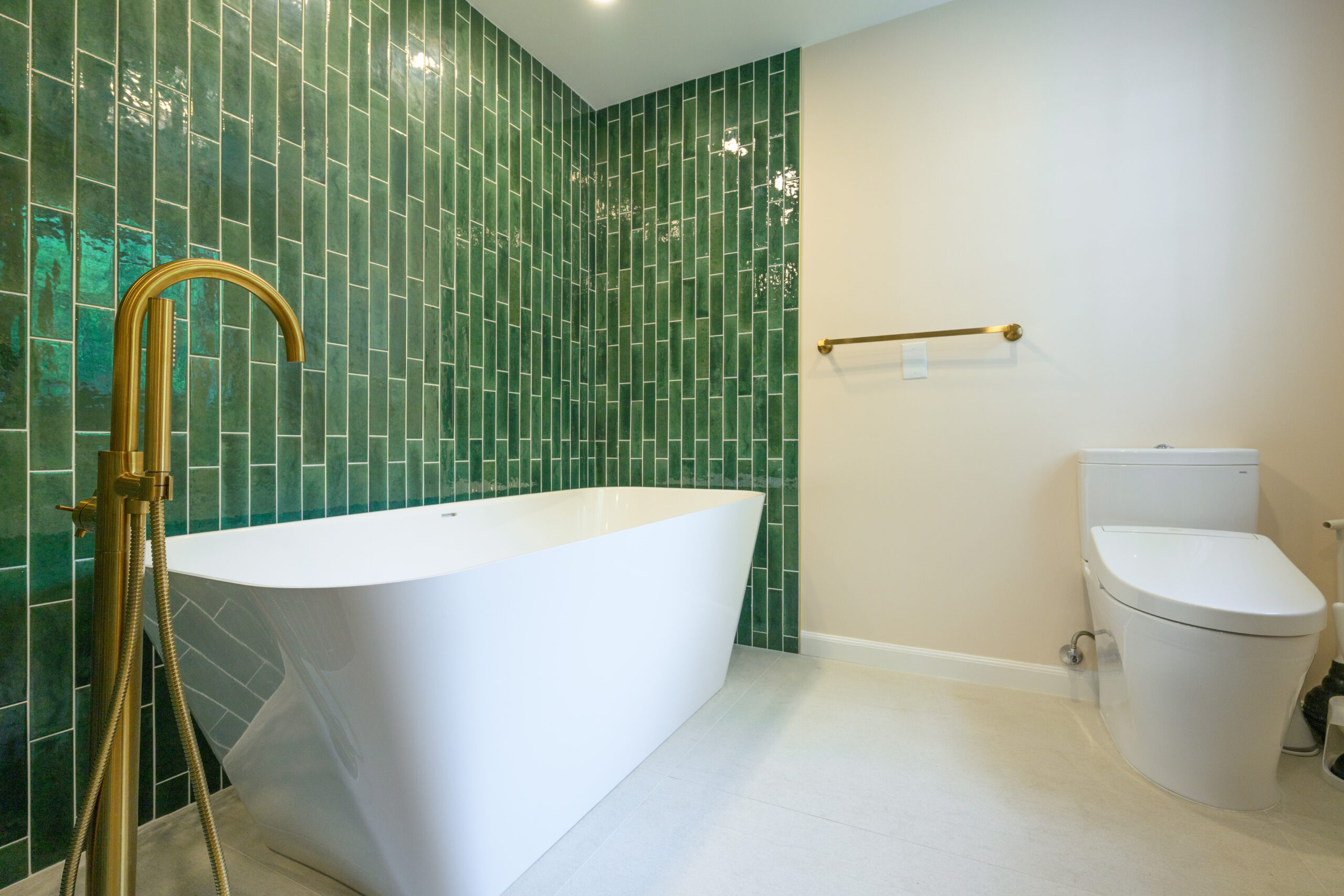 After bathroom renovation at 155 Beechnut Street